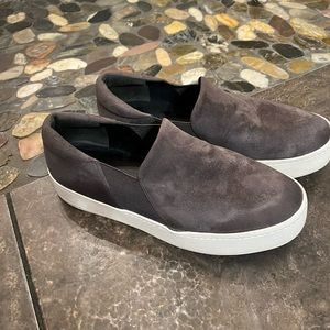 Vince platform wedge slide